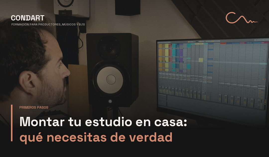 Montar tu estudio en casa: qué necesitas de verdad