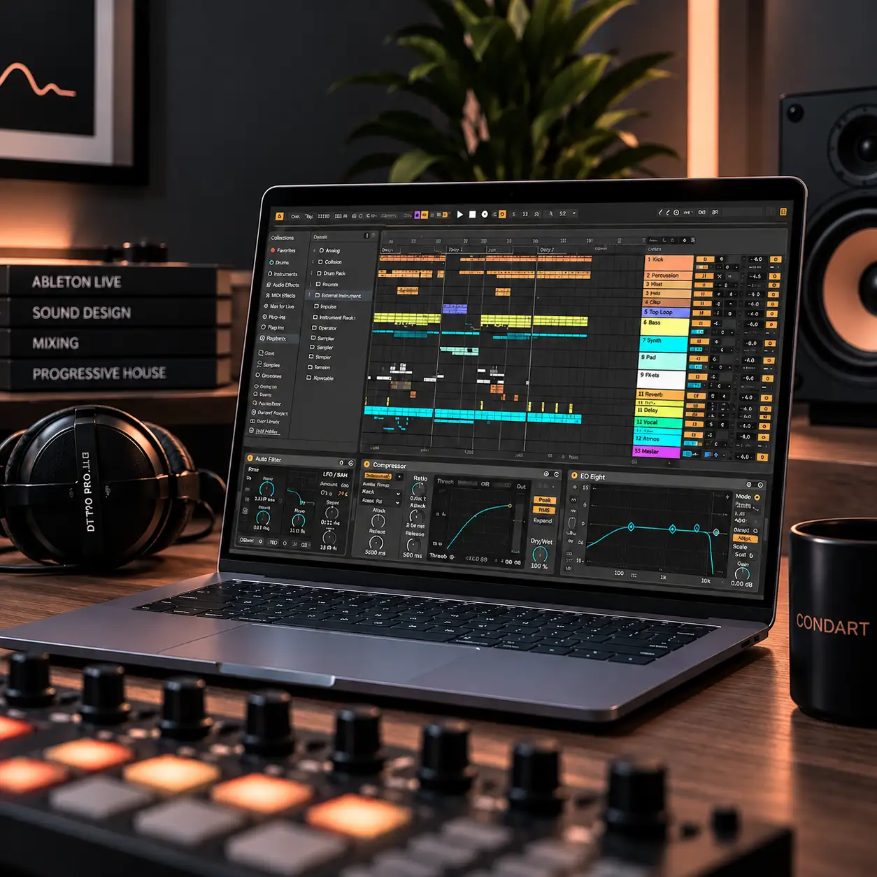 Ordenador Mabook curso Progressive House