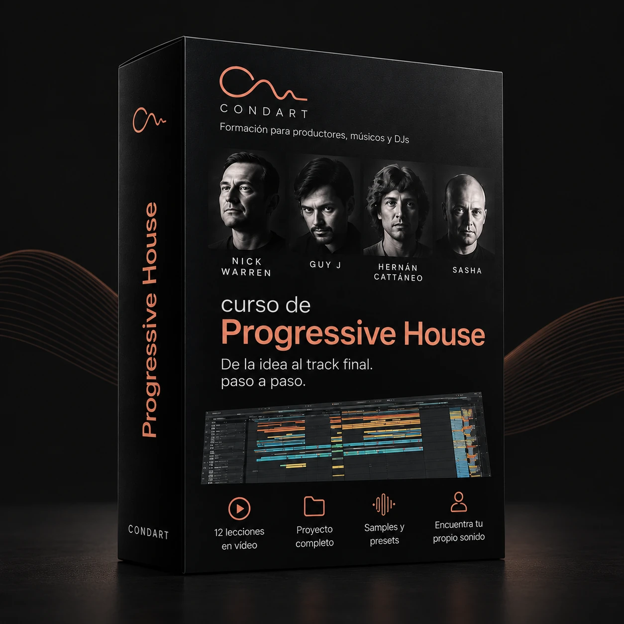 curso progressive house estilo Hernan Cattaneo